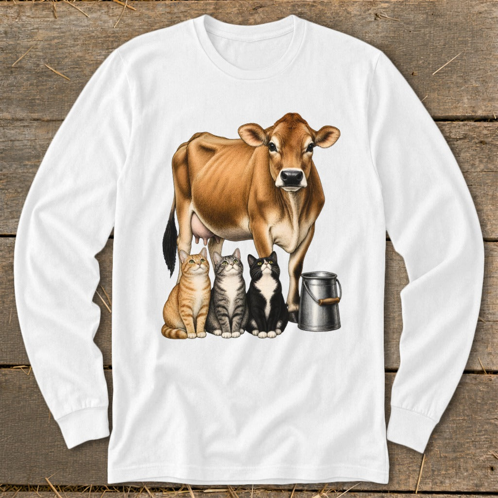 Milking Time Committee Long Sleeve Tee