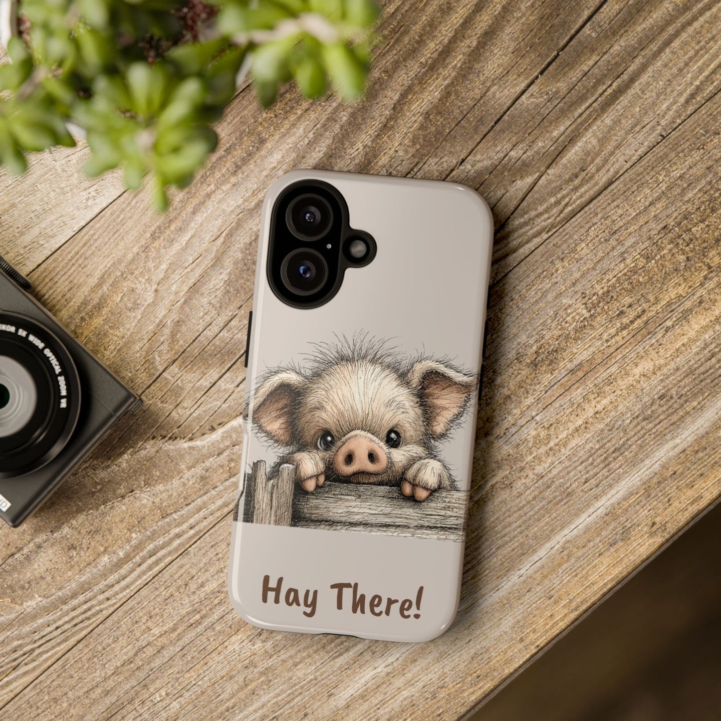 Hay There Pig Phone Case