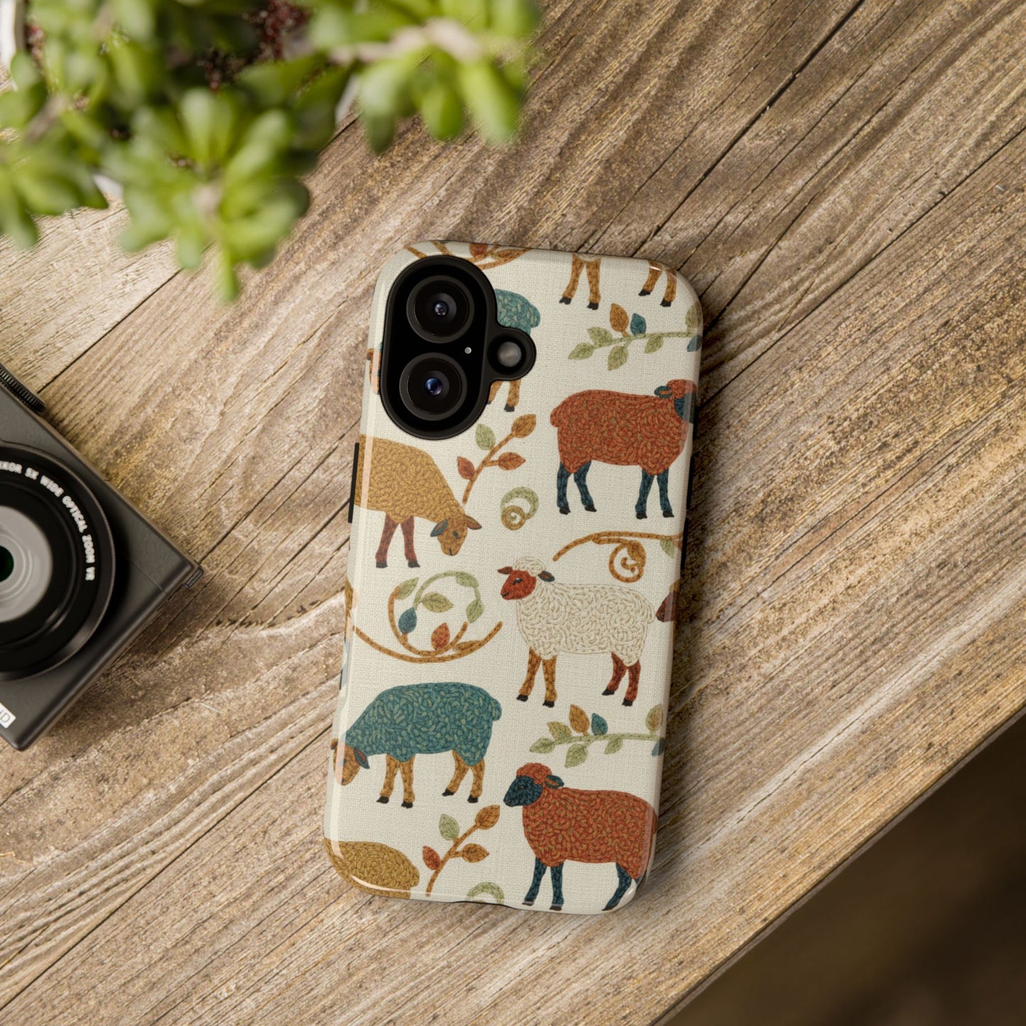 Folksy Sheep Phone Case