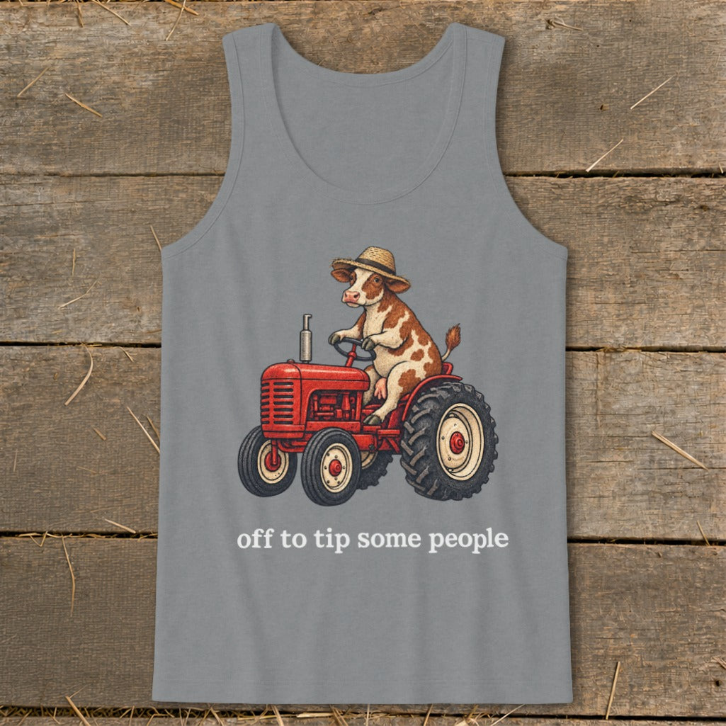 Off To Tip People Tank Top