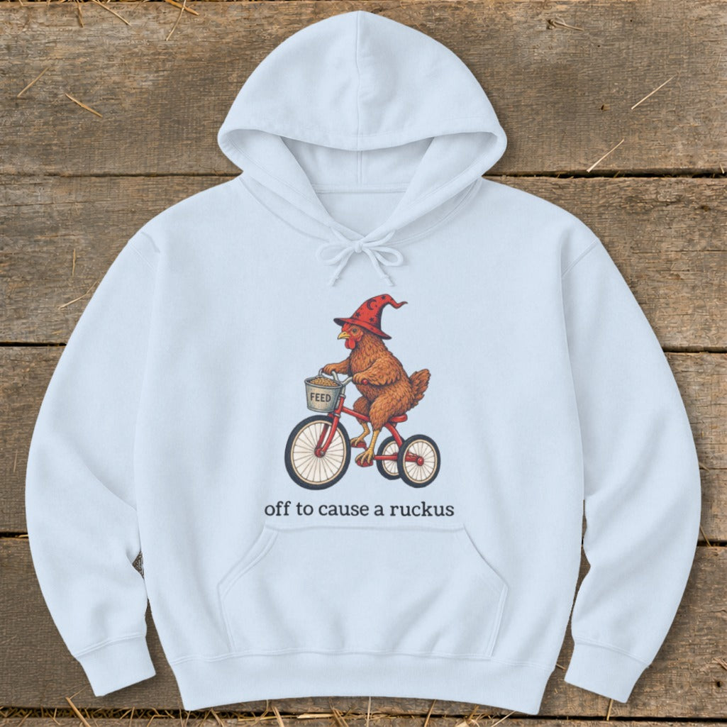 Off To Cause a Ruckus Hoodie