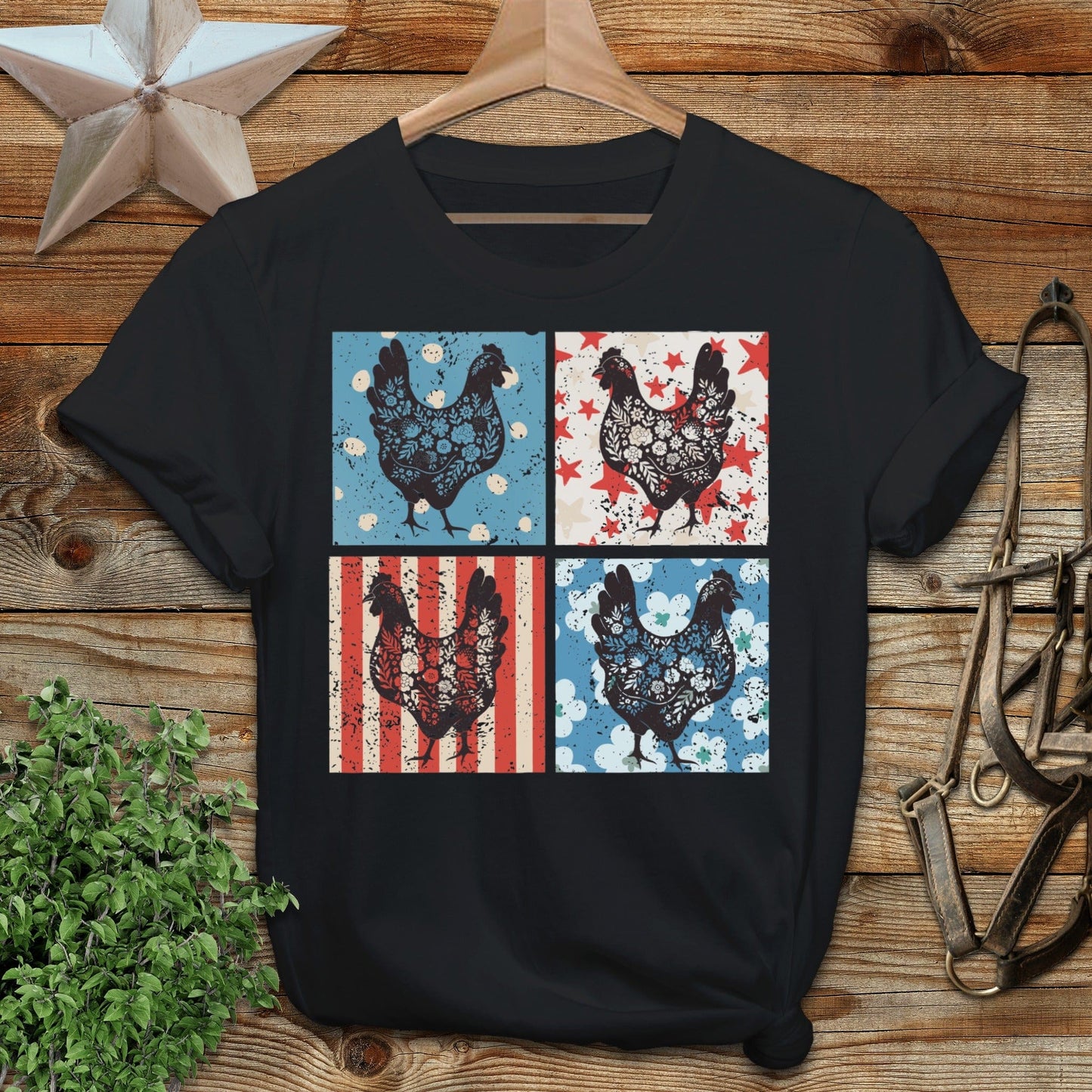 4th and Floral Chickens T-Shirt