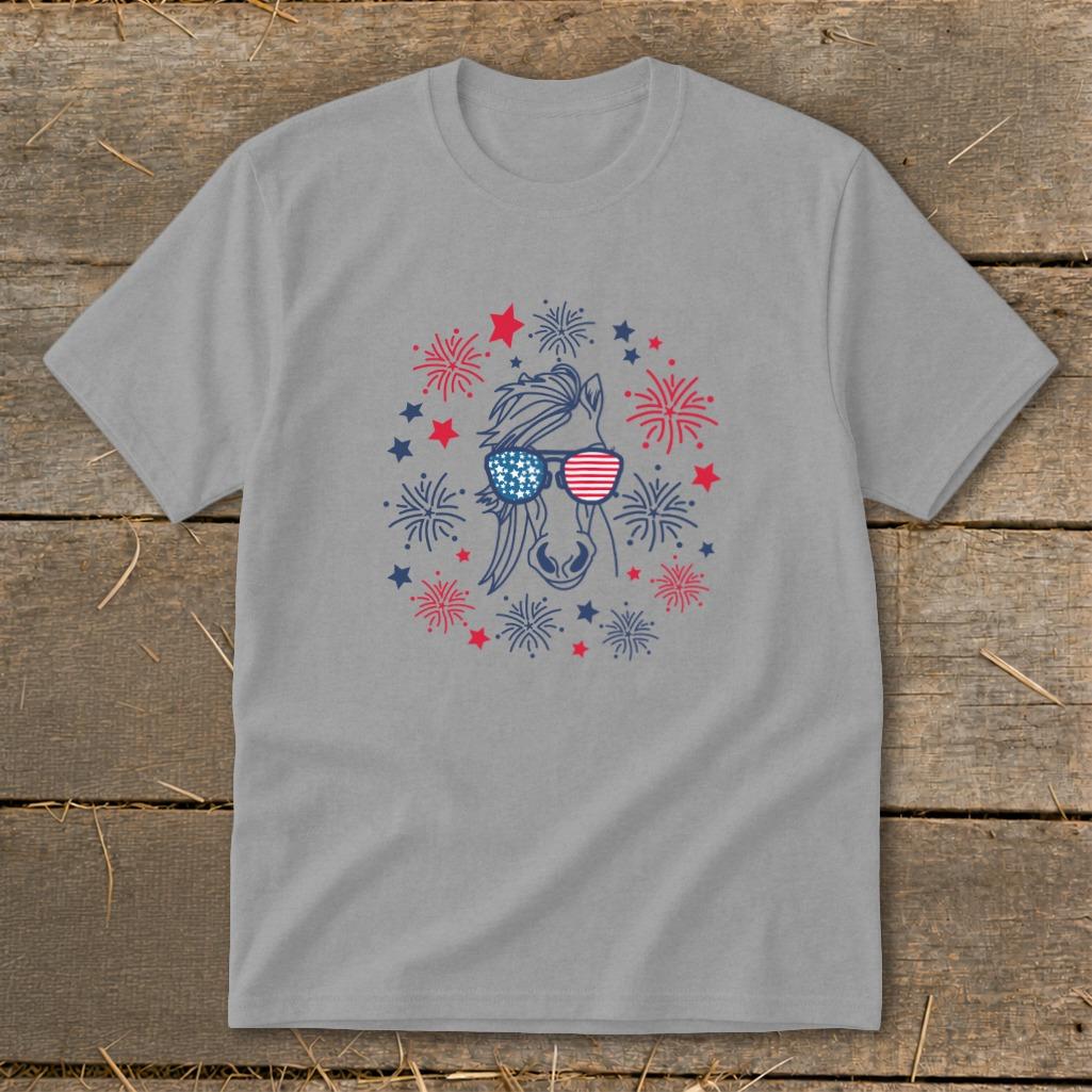 4th of July Horse Youth Tee
