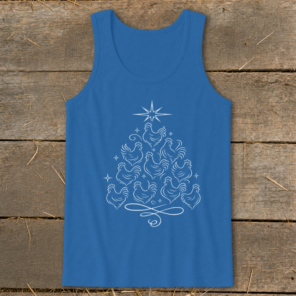 Elegant Chicken Tree Tank Top
