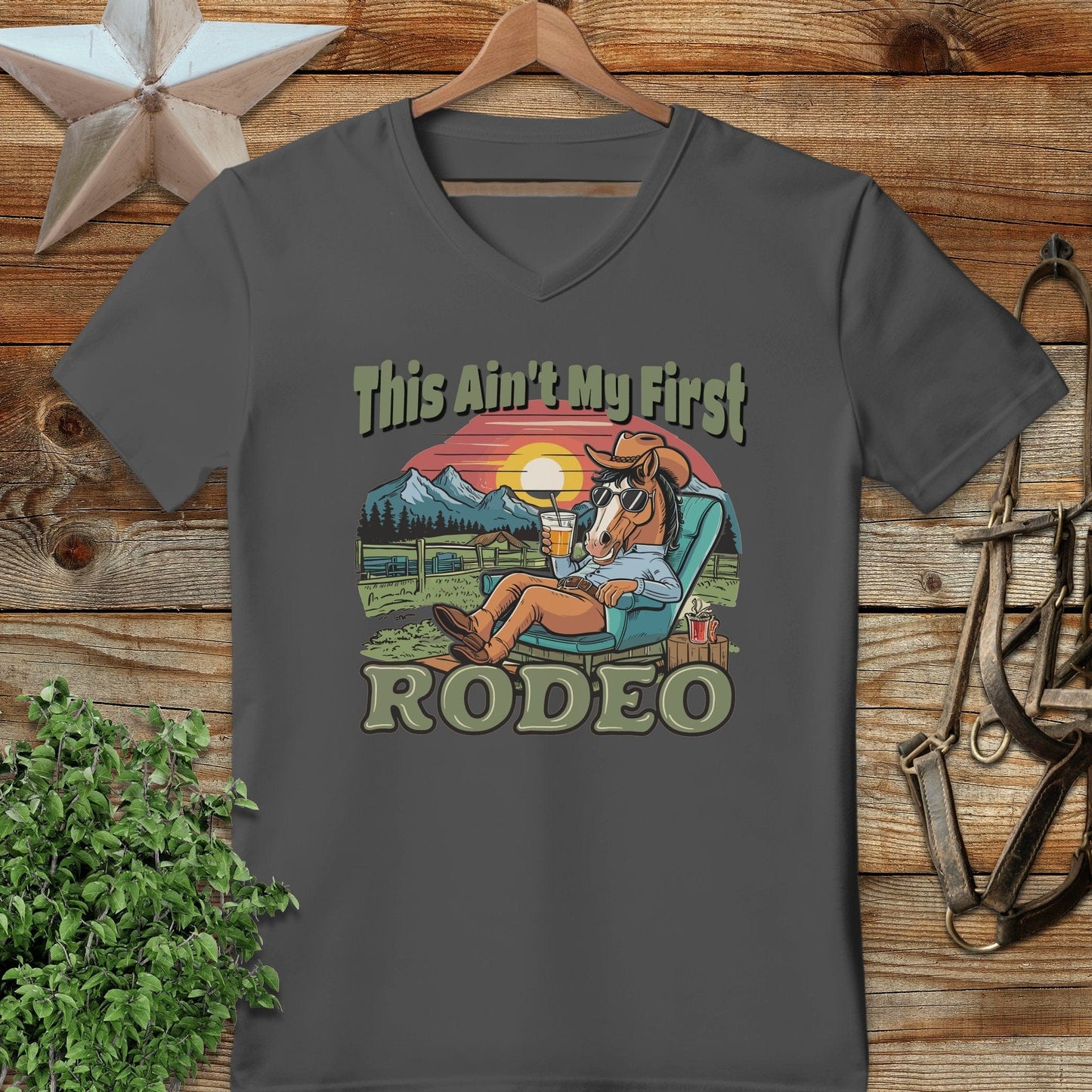 Ain't My First Rodeo V-neck