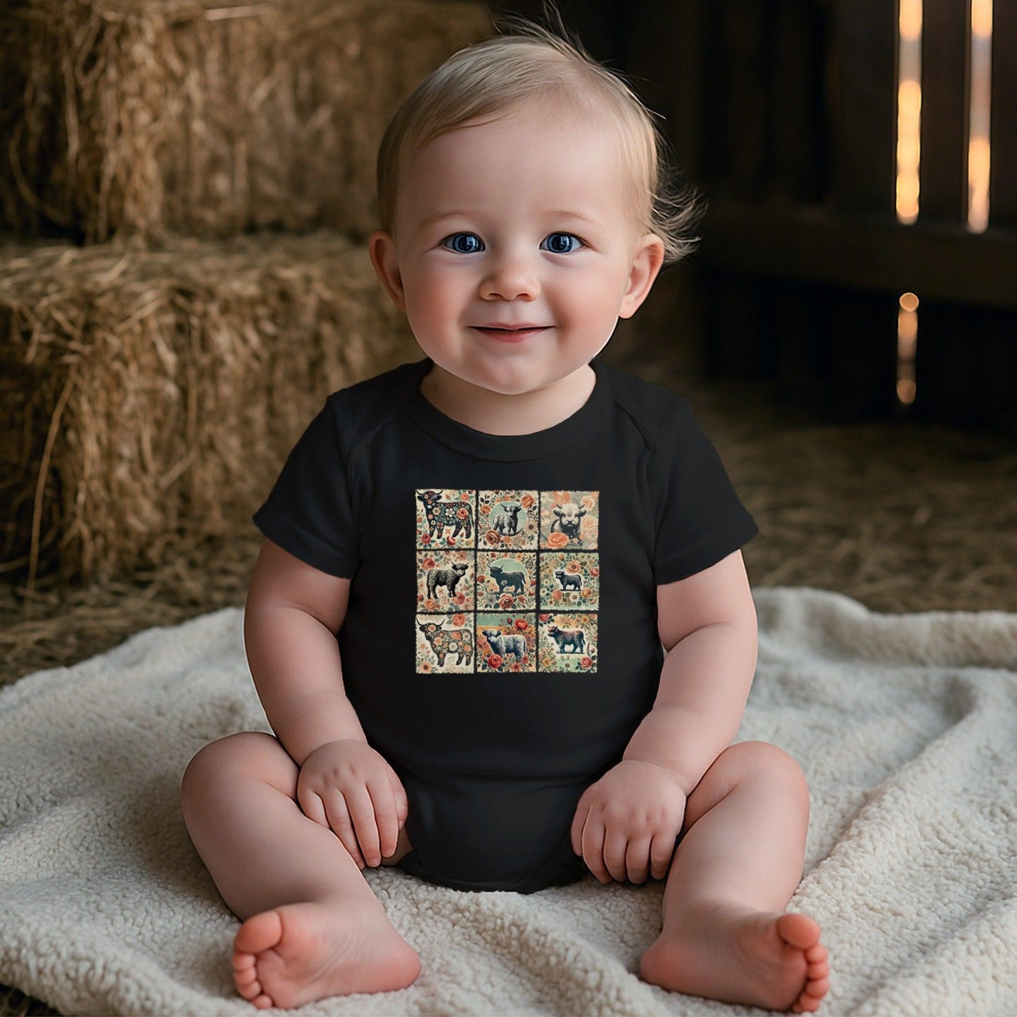 All the Pretty Cows Bodysuit (Baby)