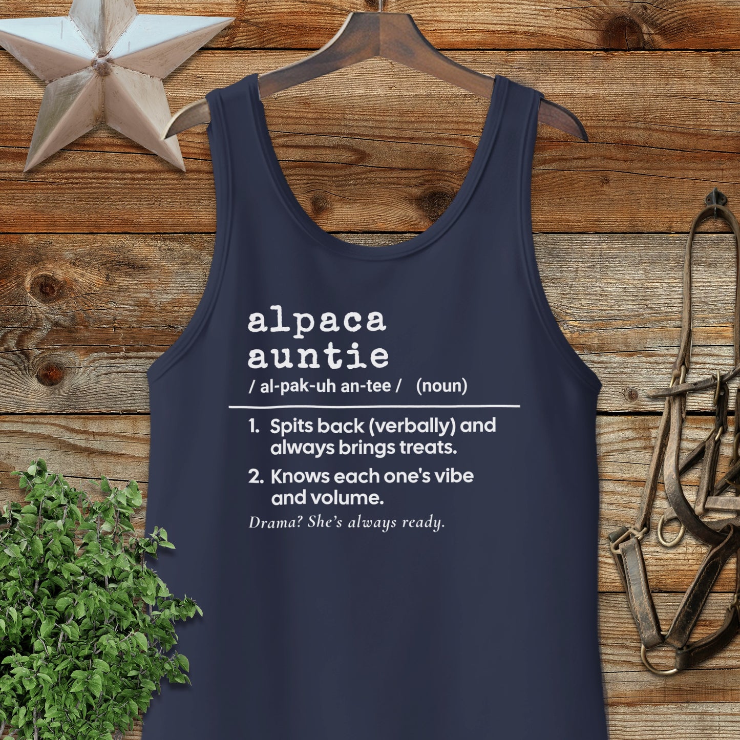 Alpaca Auntie Definition Tank Top