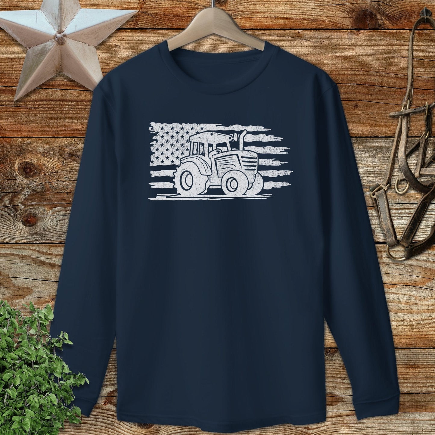 American Tractor Long Sleeve Tee