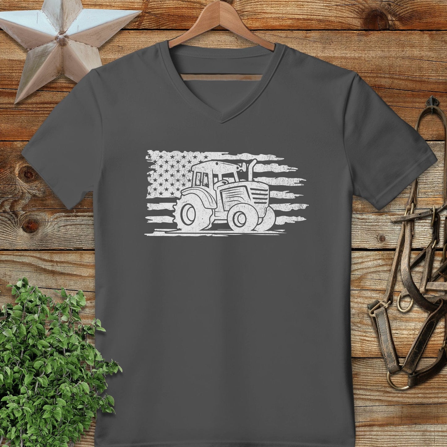 American Tractor V-neck