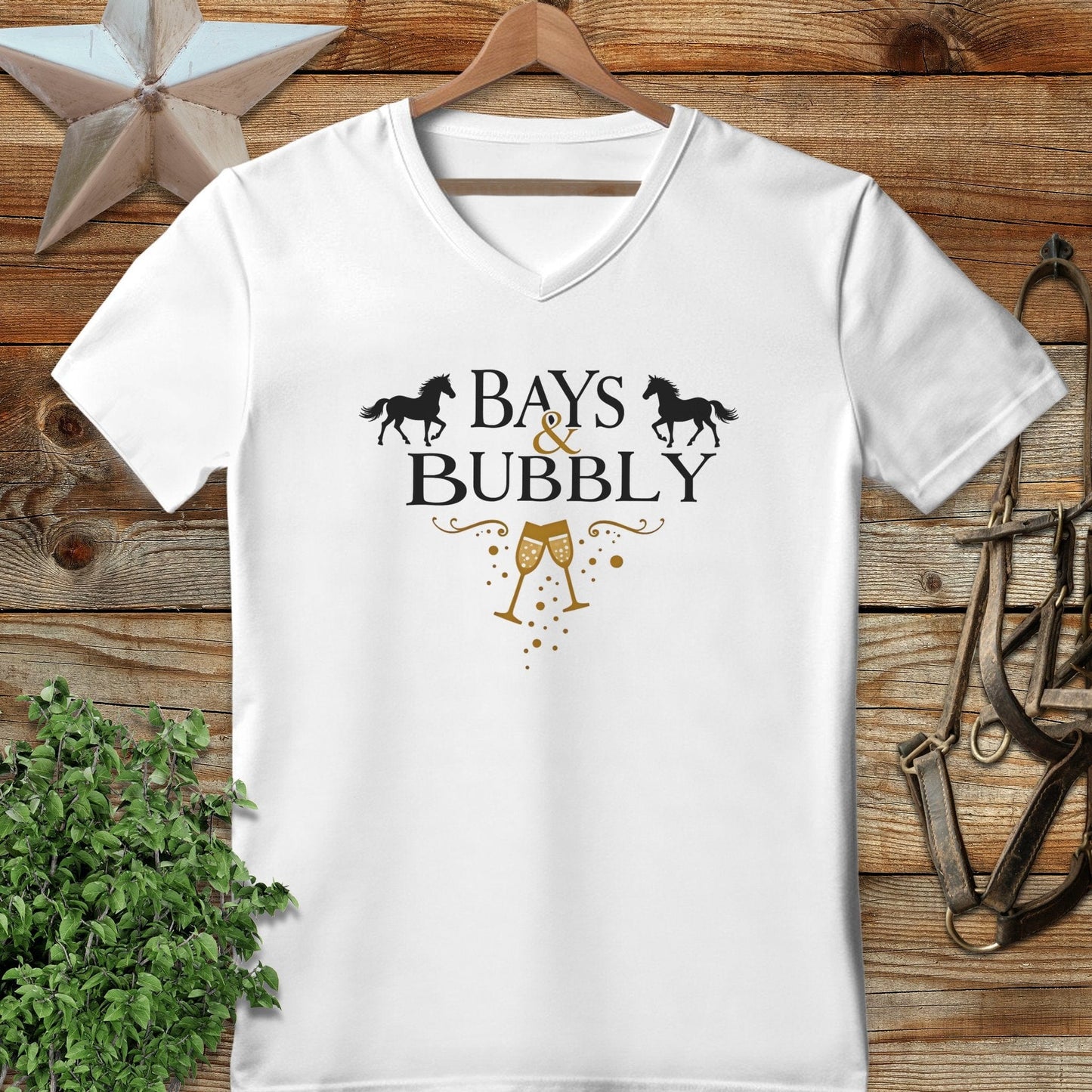 Bays & Bubbly V-neck