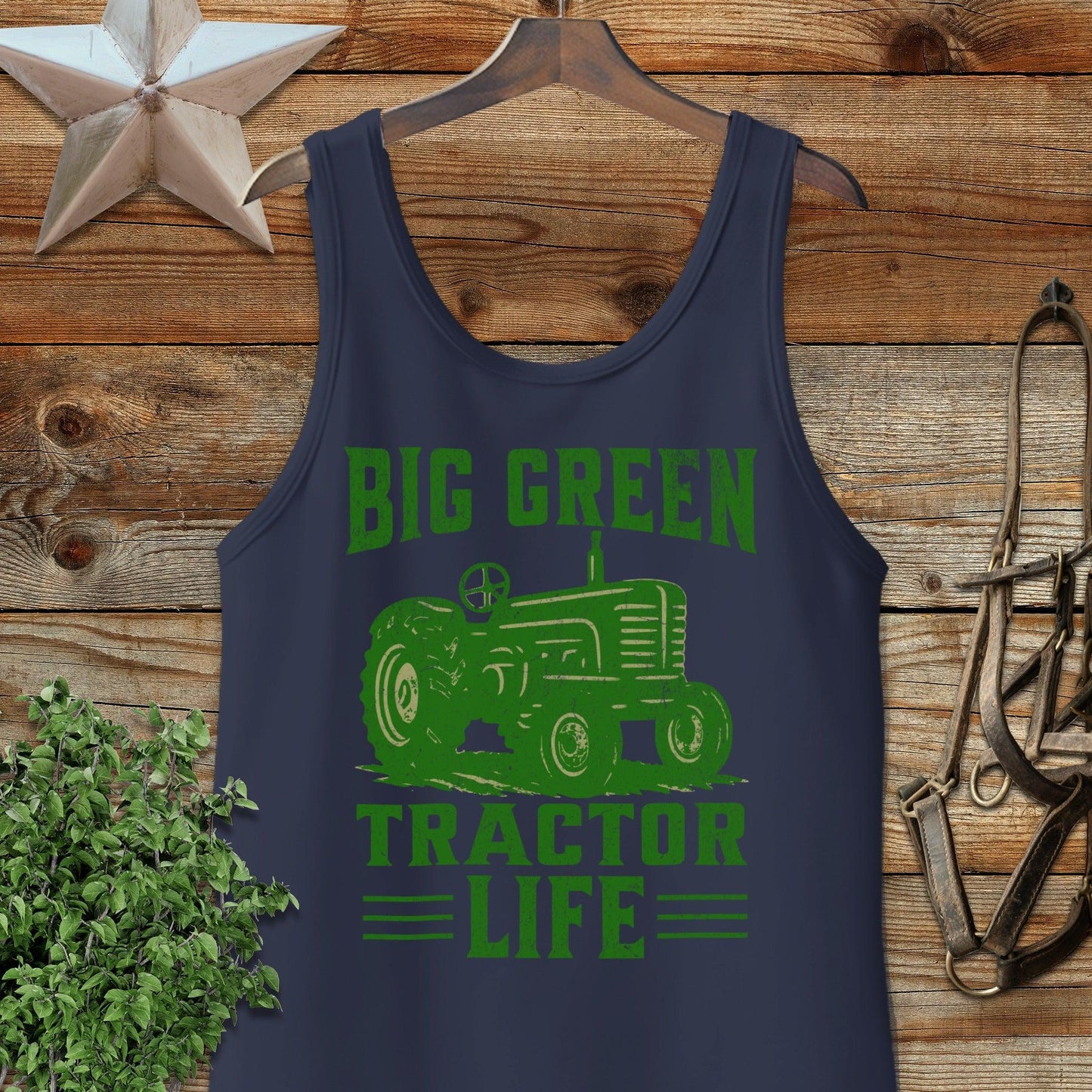 Big Green Tractor Tank Top