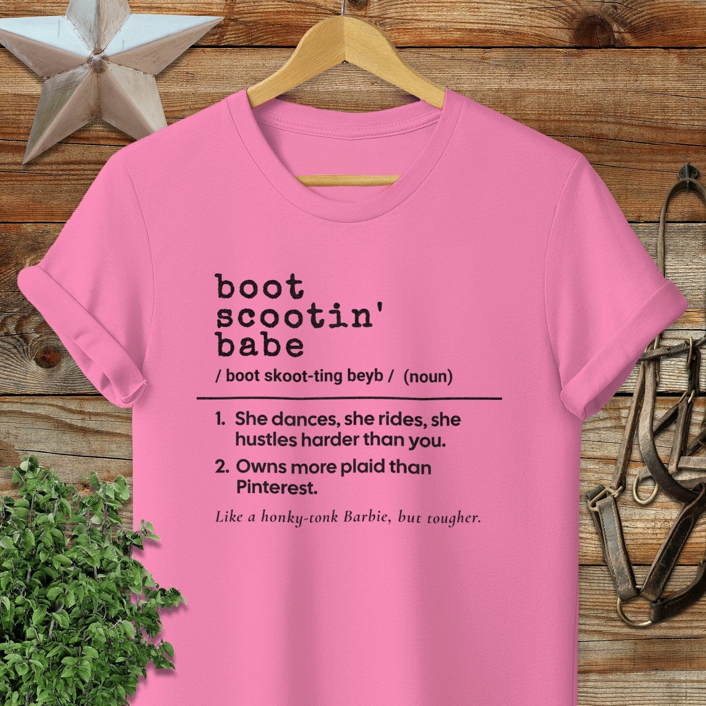 Boot Scootin Babe Definition T-shirt
