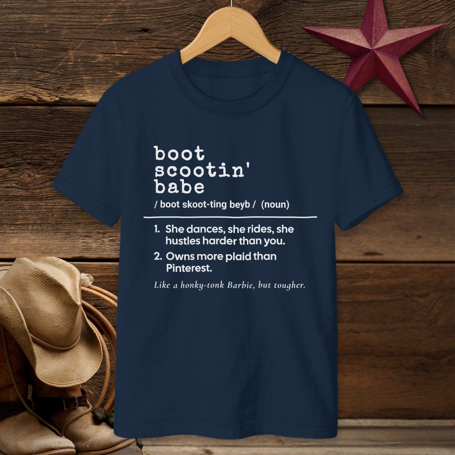 Boot Scootin Babe Definition T-shirt (Youth)