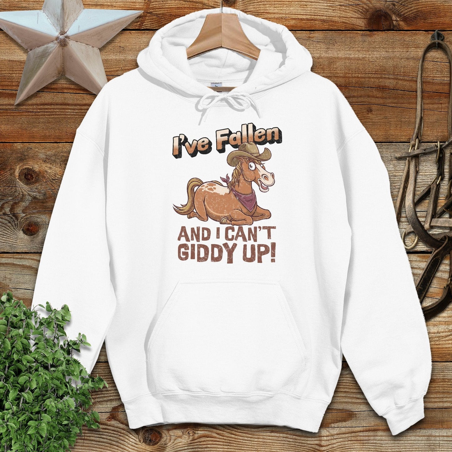 Can't Giddy Up Hoodie