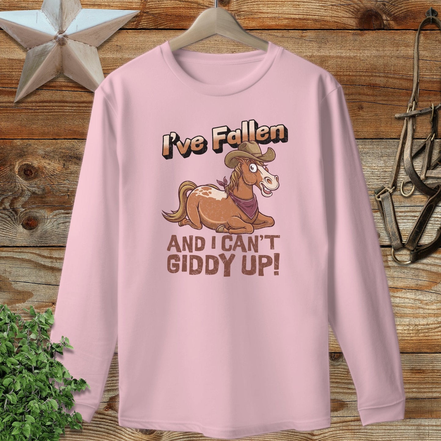 Can't Giddy Up Long Sleeve Tee