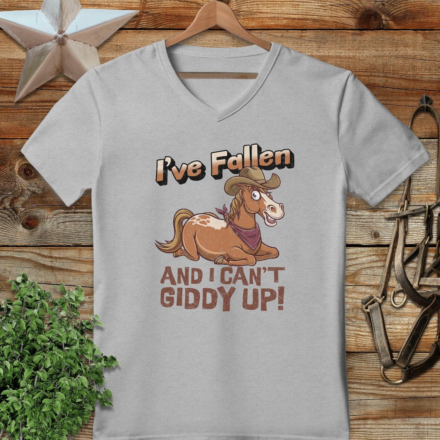 Can't Giddy Up V-neck