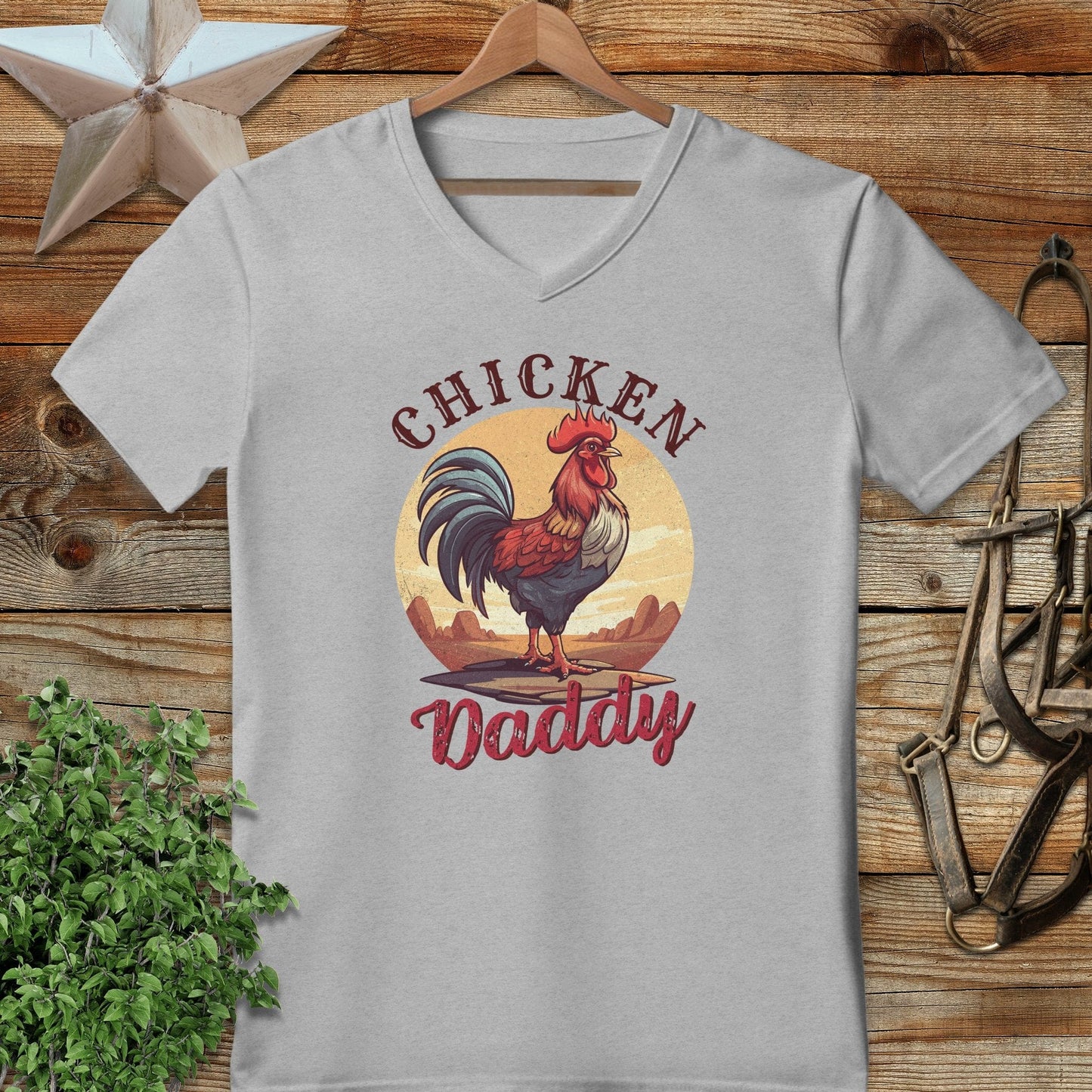 Chicken Daddy V-neck