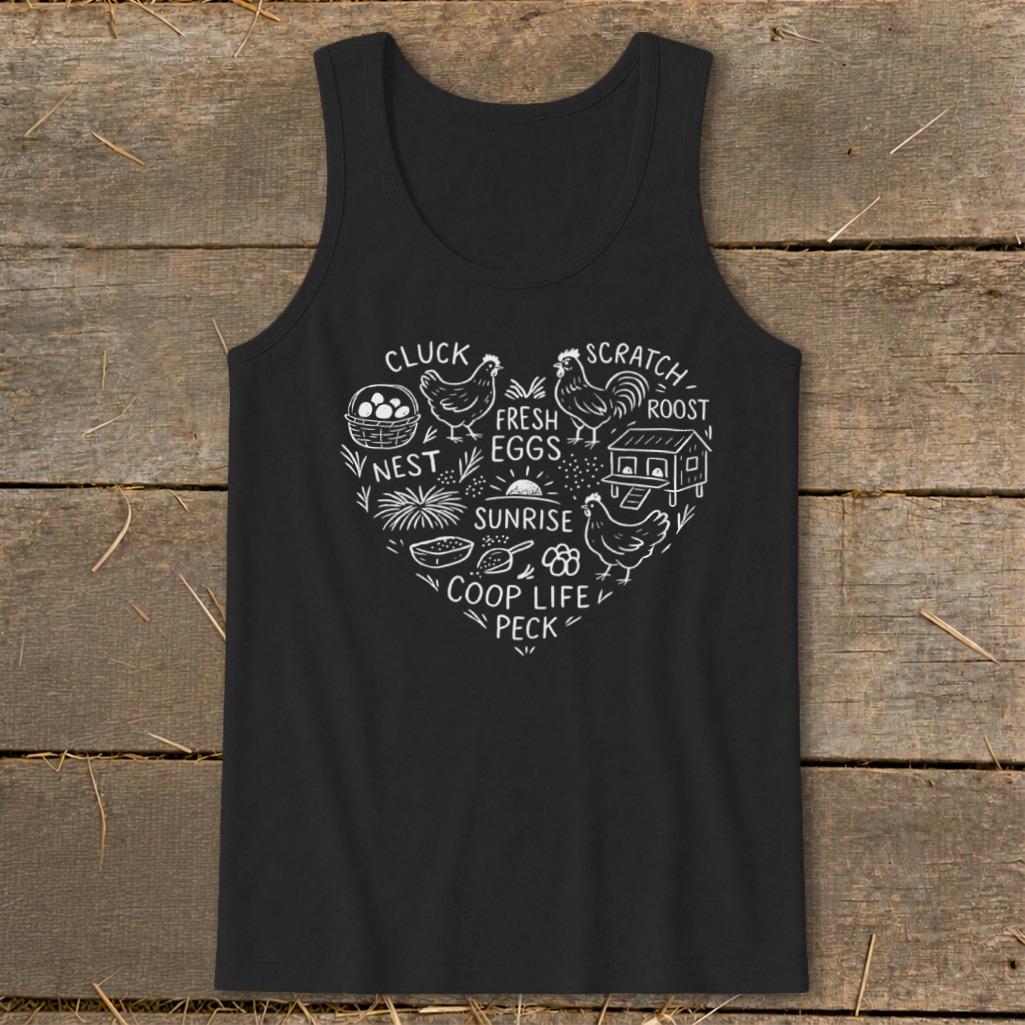 Chicken Farm Heart Tank Top
