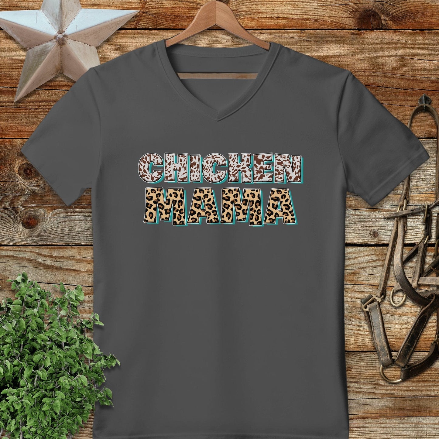 Chicken Mama V-neck