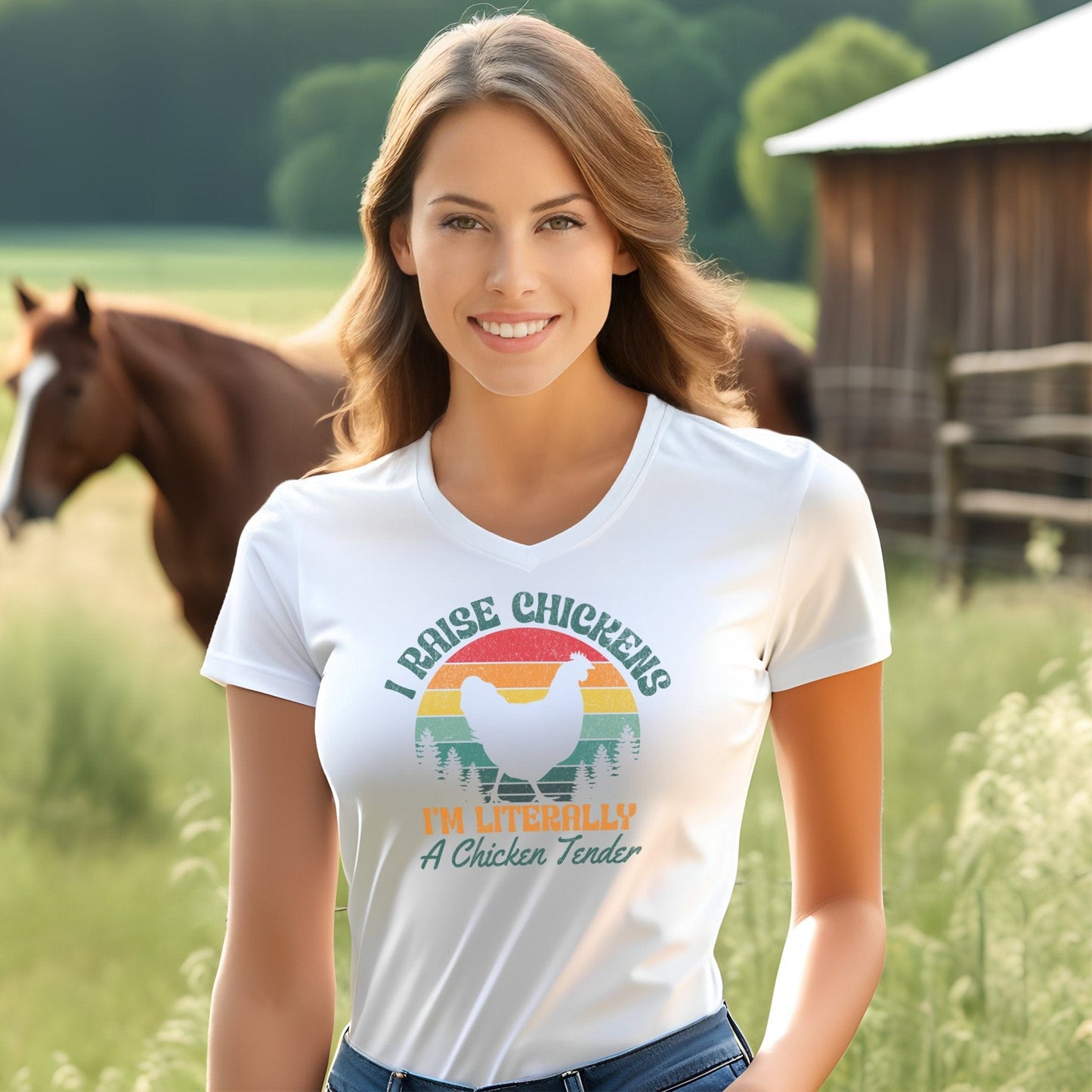 Chicken Tender V-neck