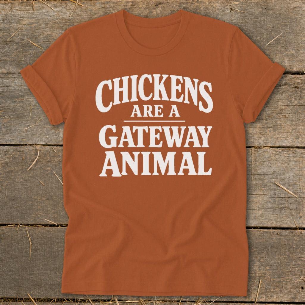 Chickens Are a Gateway Softstyle Tee