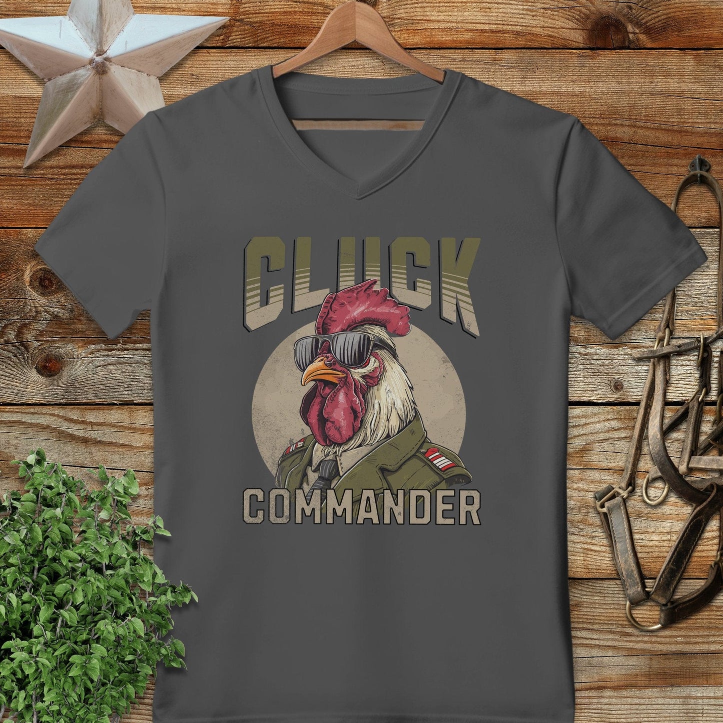 Cluck Commander V-neck