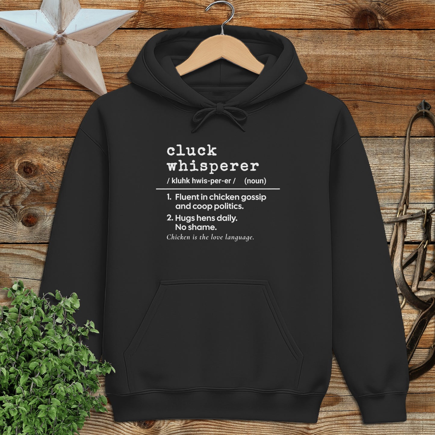 Cluck Whisperer Definition Hoodie
