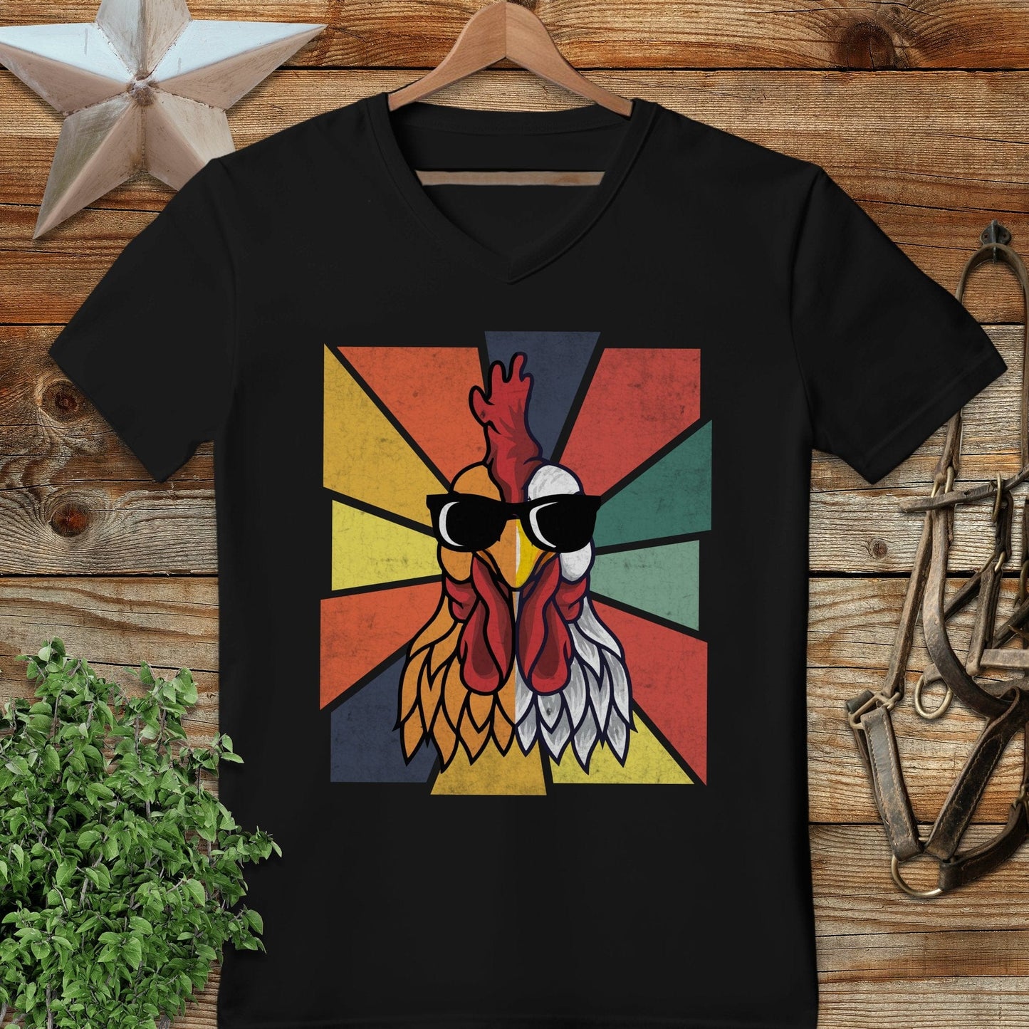Cool Rooster V-neck