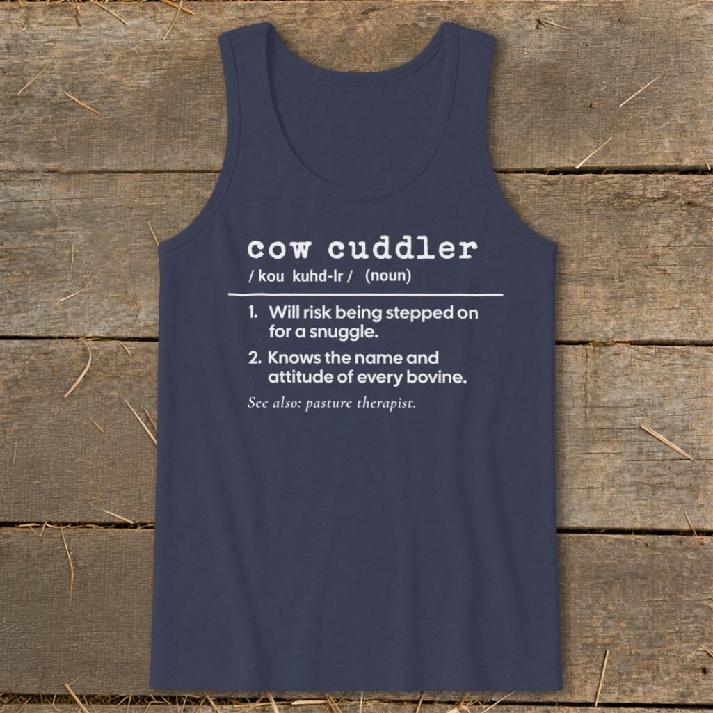 Cow Cuddler Definition Tank Top