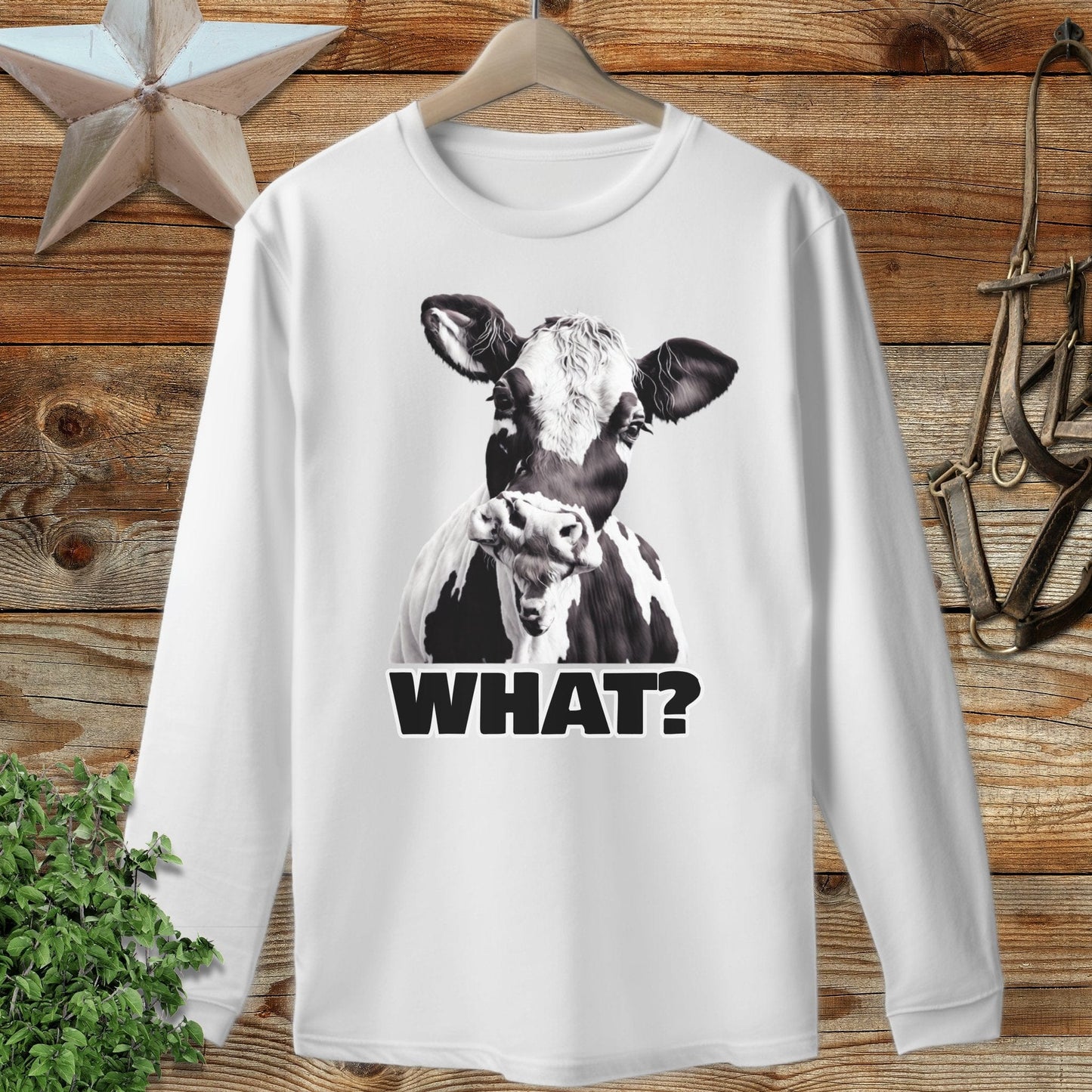 Cow What? Long Sleeve Tee