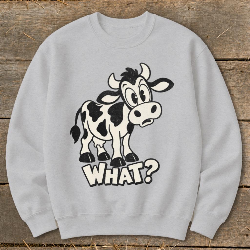 Cow What? Sweatshirt