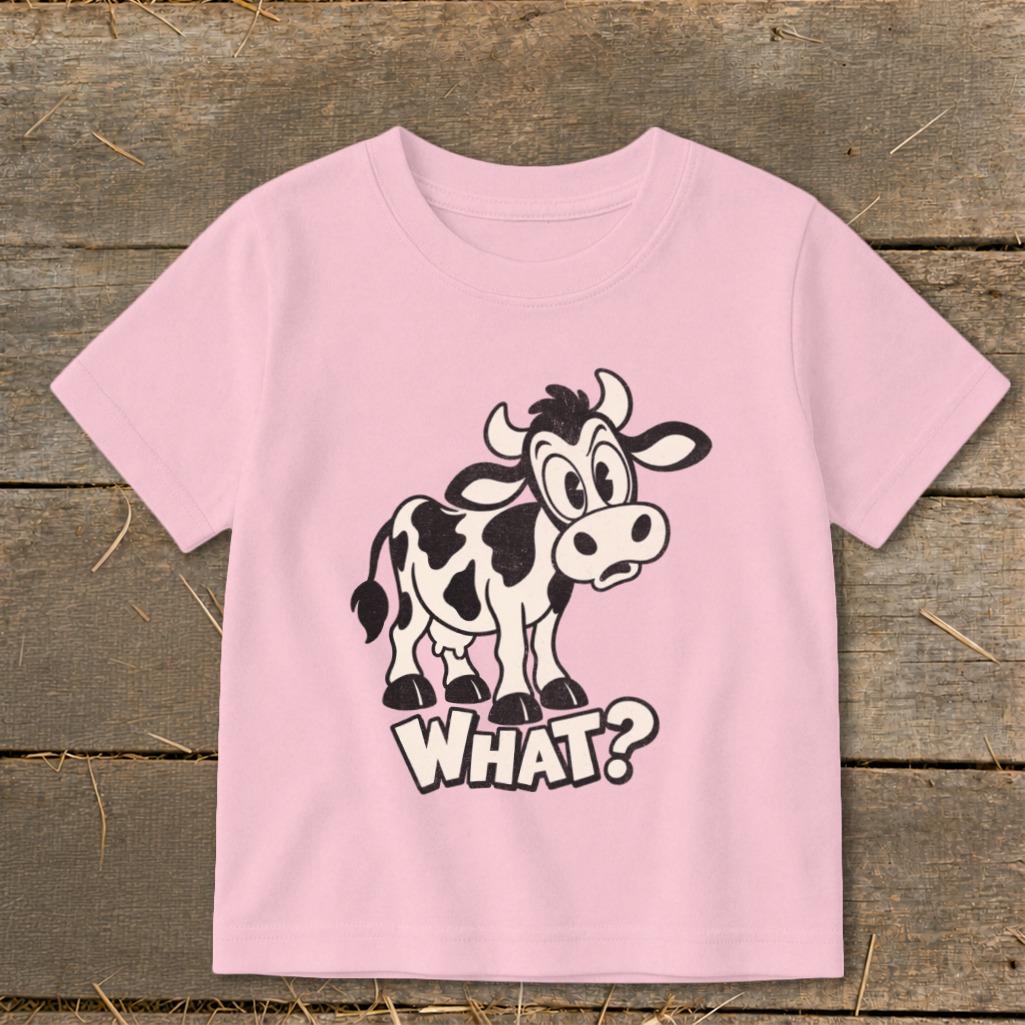 Cow What? Toddler Tee