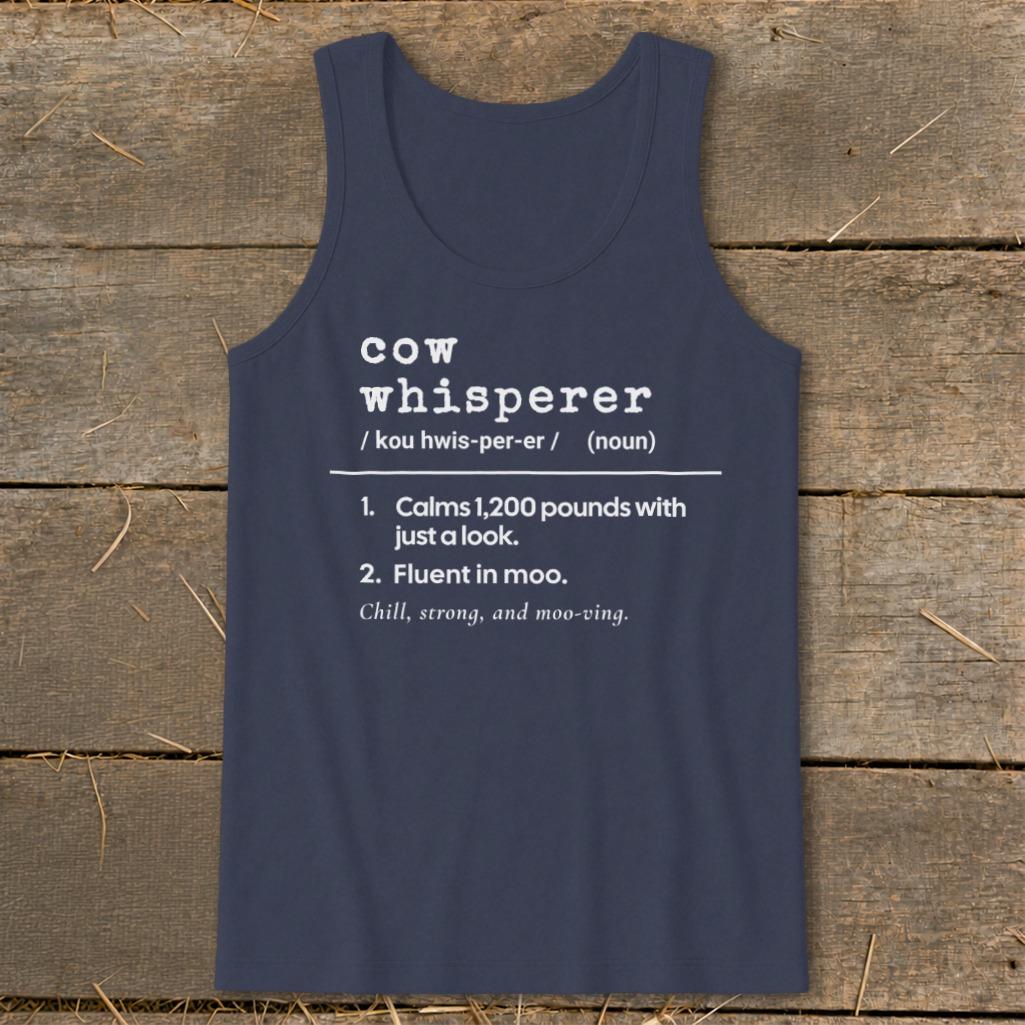 Cow Whisperer Definition Tank Top