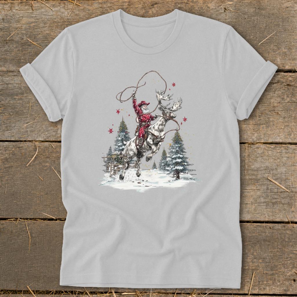 Cowboy Santa Softstyle Tee