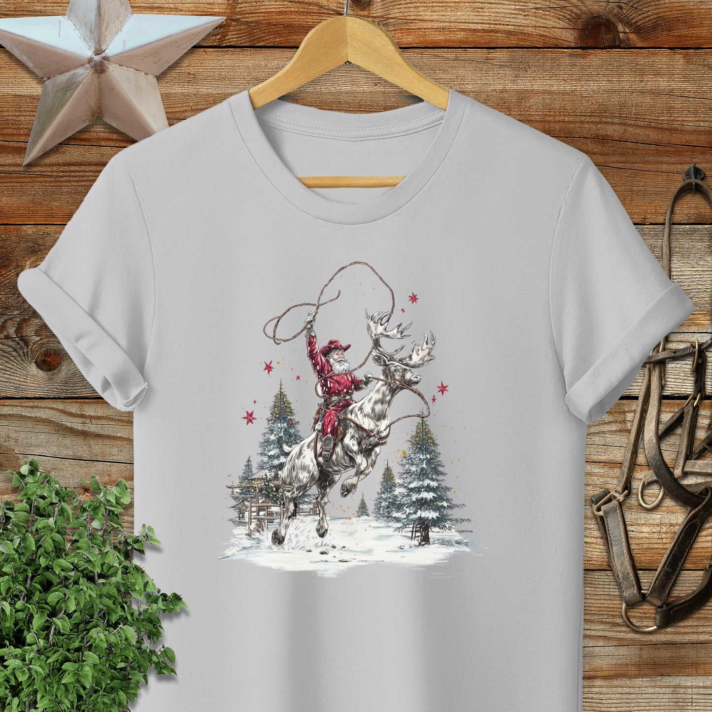 Cowboy Santa Softstyle Tee
