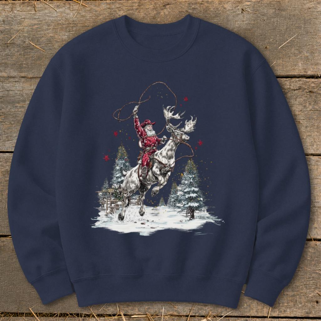 Cowboy Santa Sweatshirt