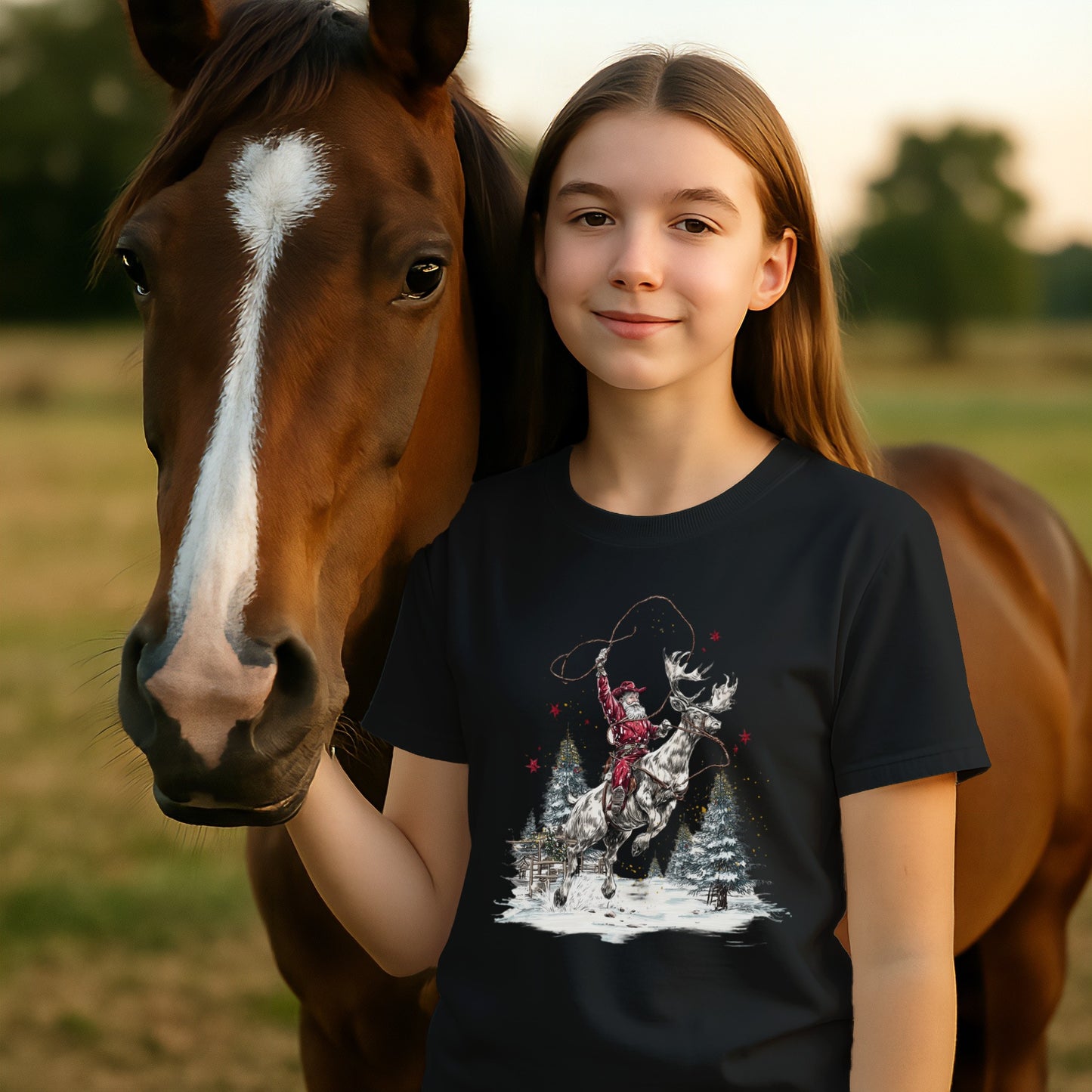 Cowboy Santa T-shirt (Youth)