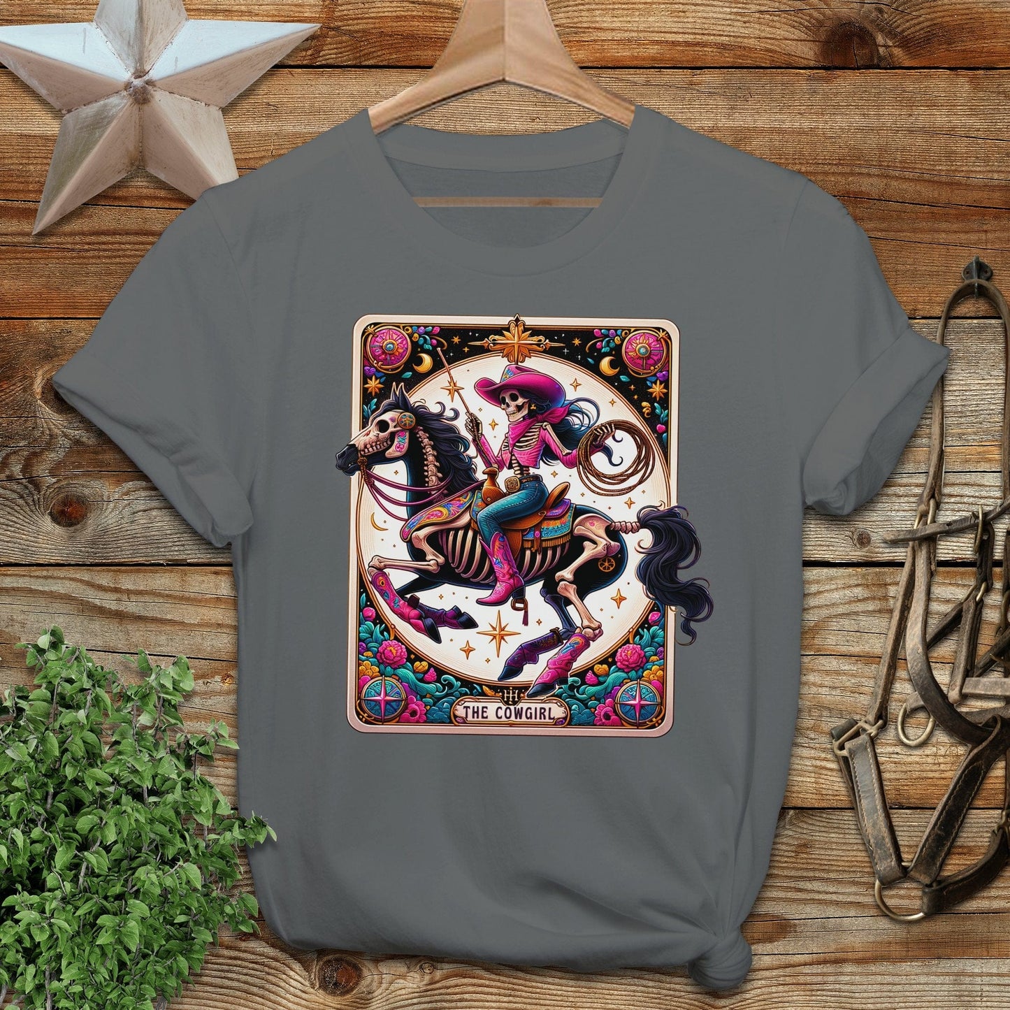 Cowgirl Tarot Card T-shirt