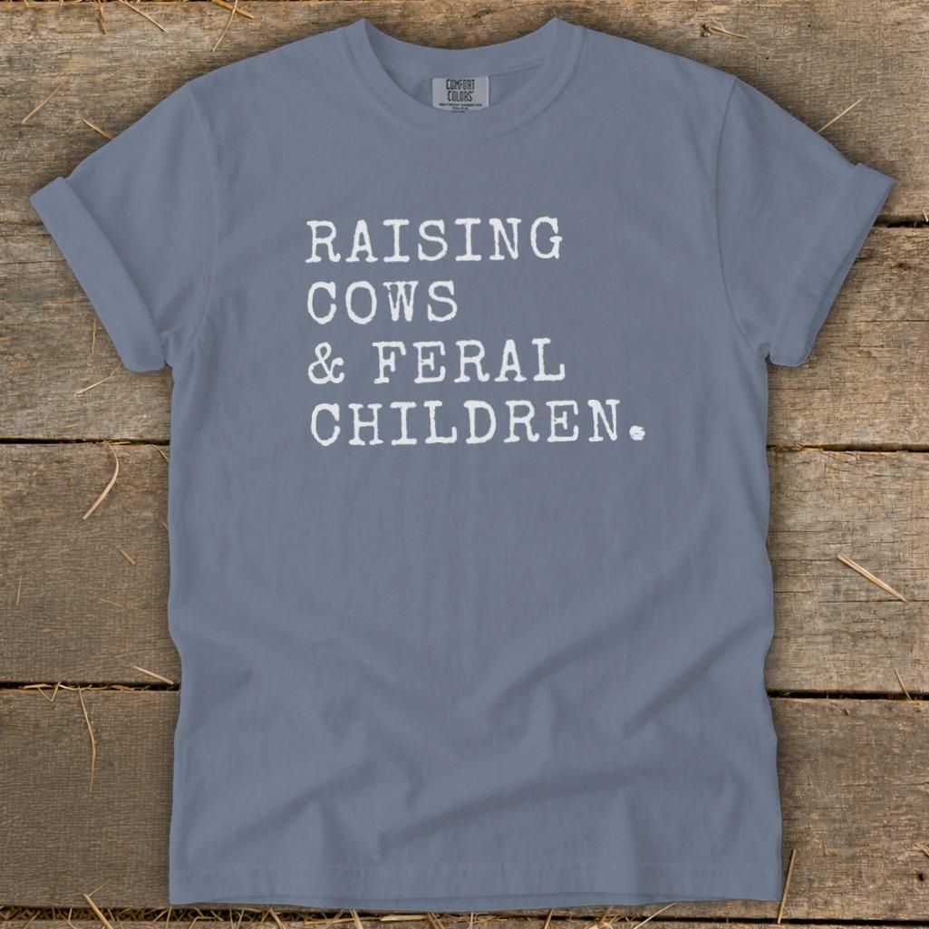 Cows & Feral Children Signature Tee