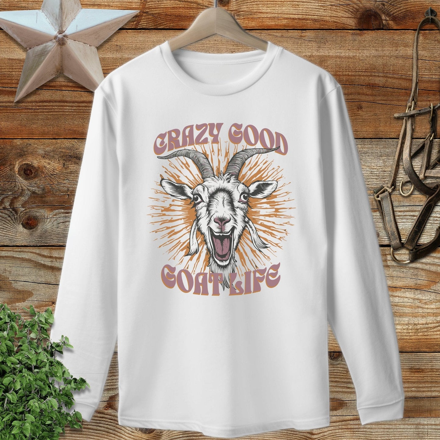 Crazy Goat Life Long Sleeve Tee
