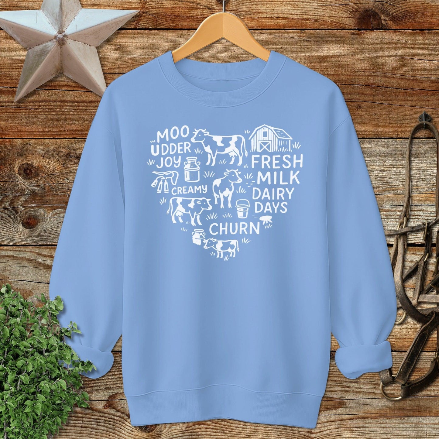 Dairy Farm Heart Sweatshirt