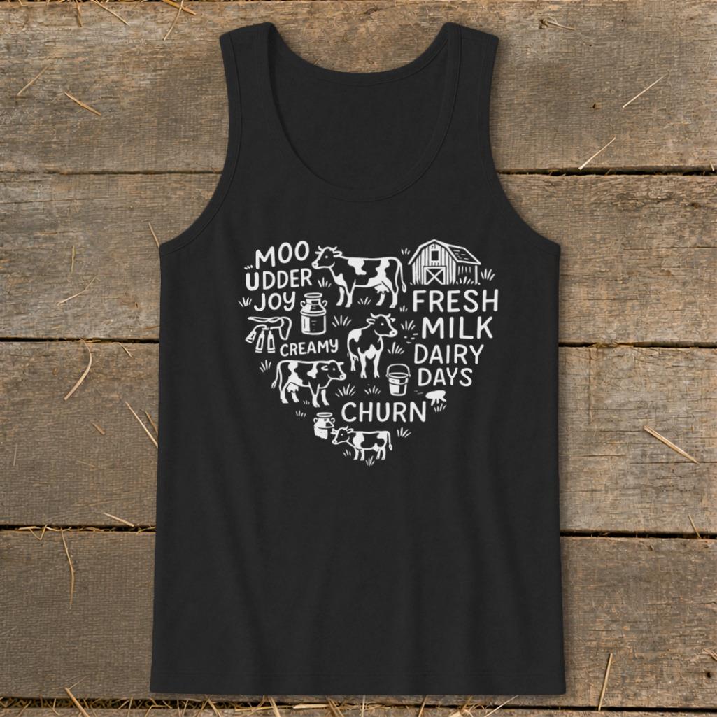 Dairy Farm Heart Tank Top