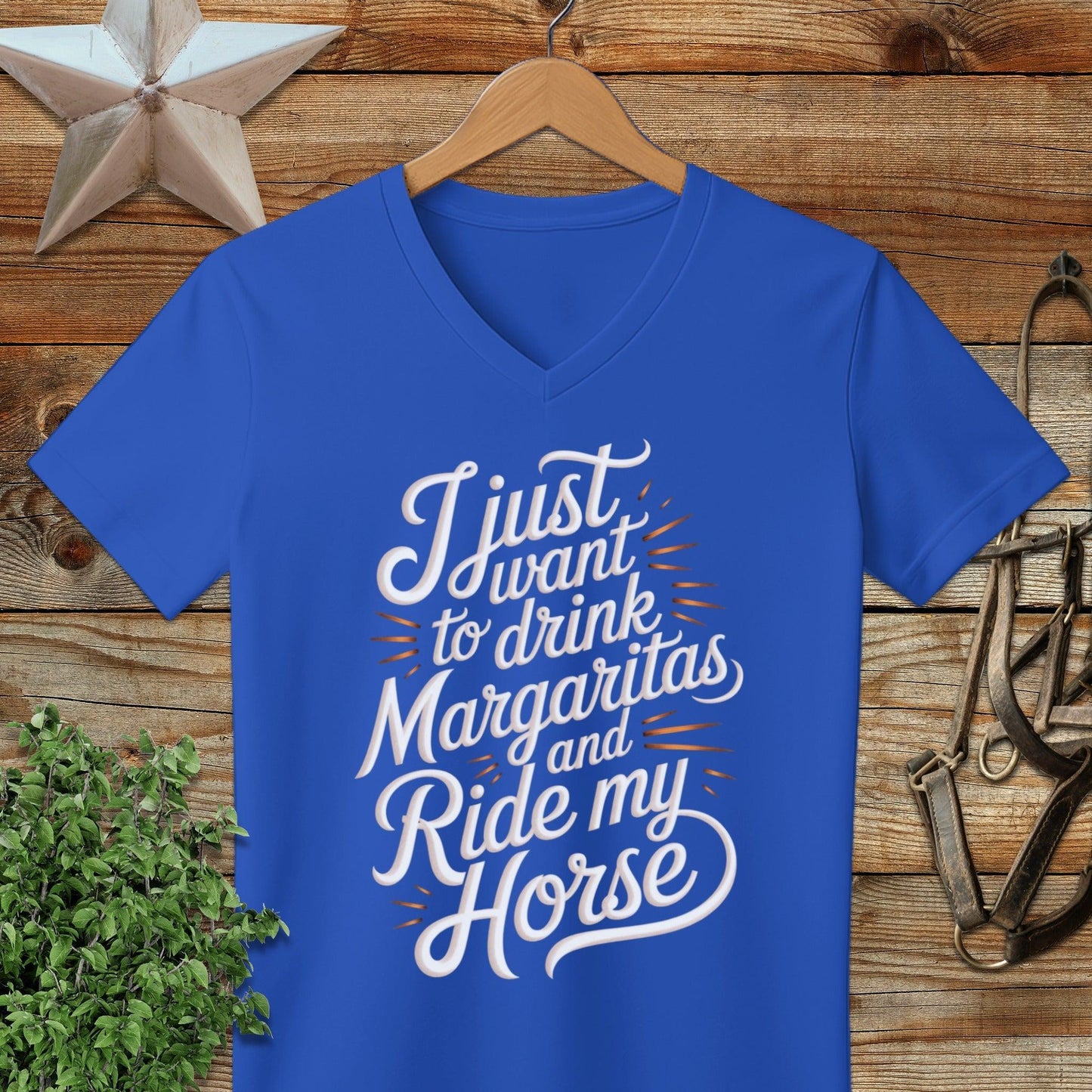 Drink Margaritas and Ride V-neck