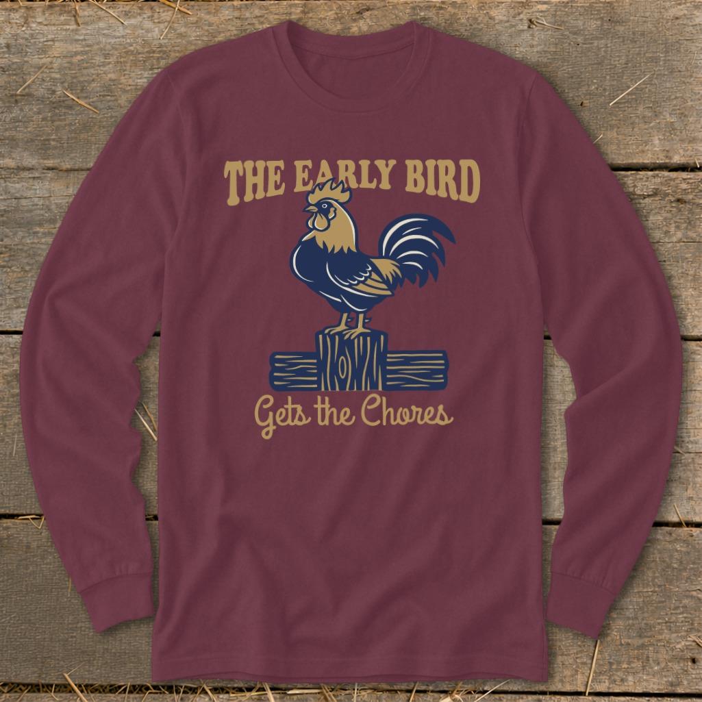 Early Bird Long Sleeve Tee