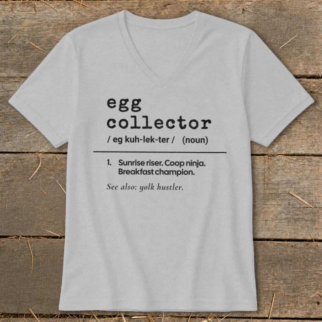 Egg Collector Definition V-neck