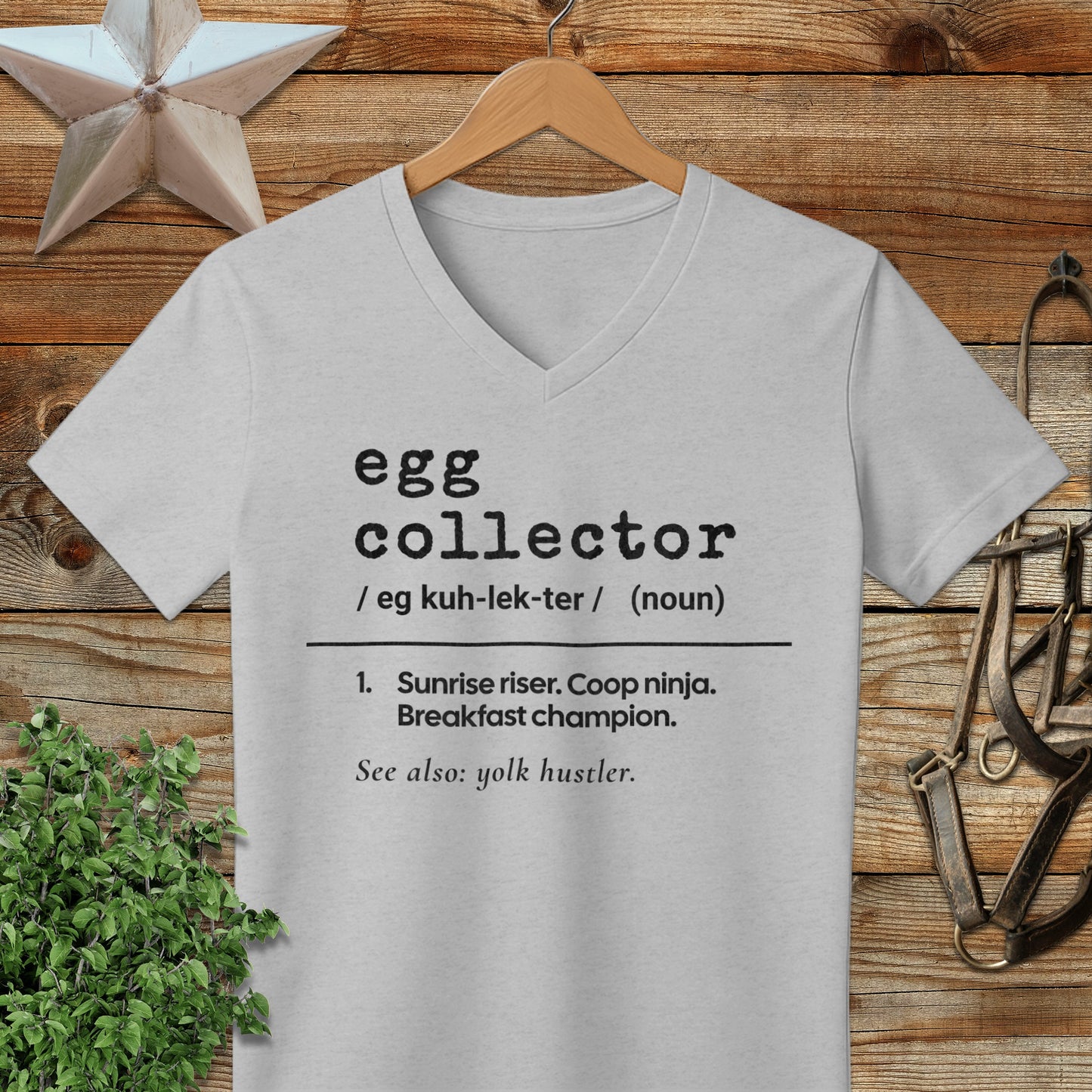 Egg Collector Definition V-neck