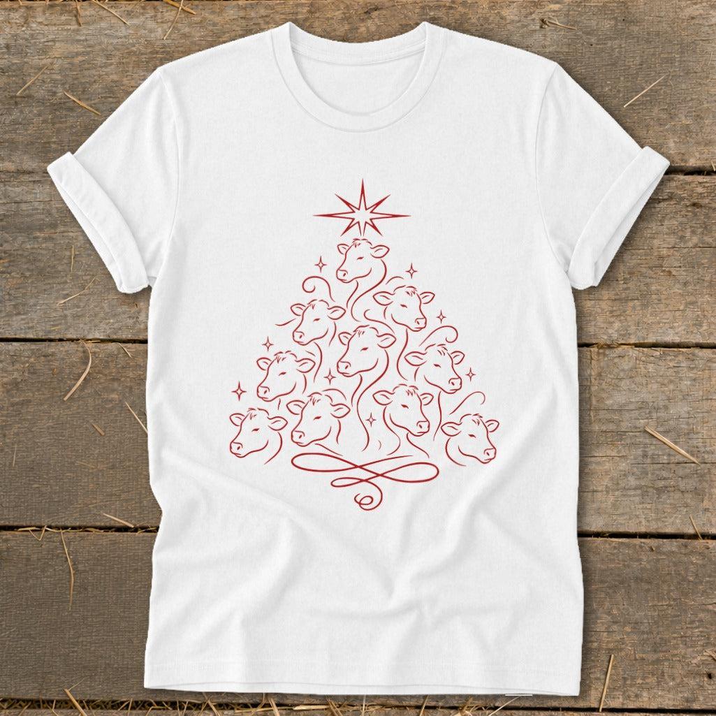 Elegant Cow Tree Softstyle Tee