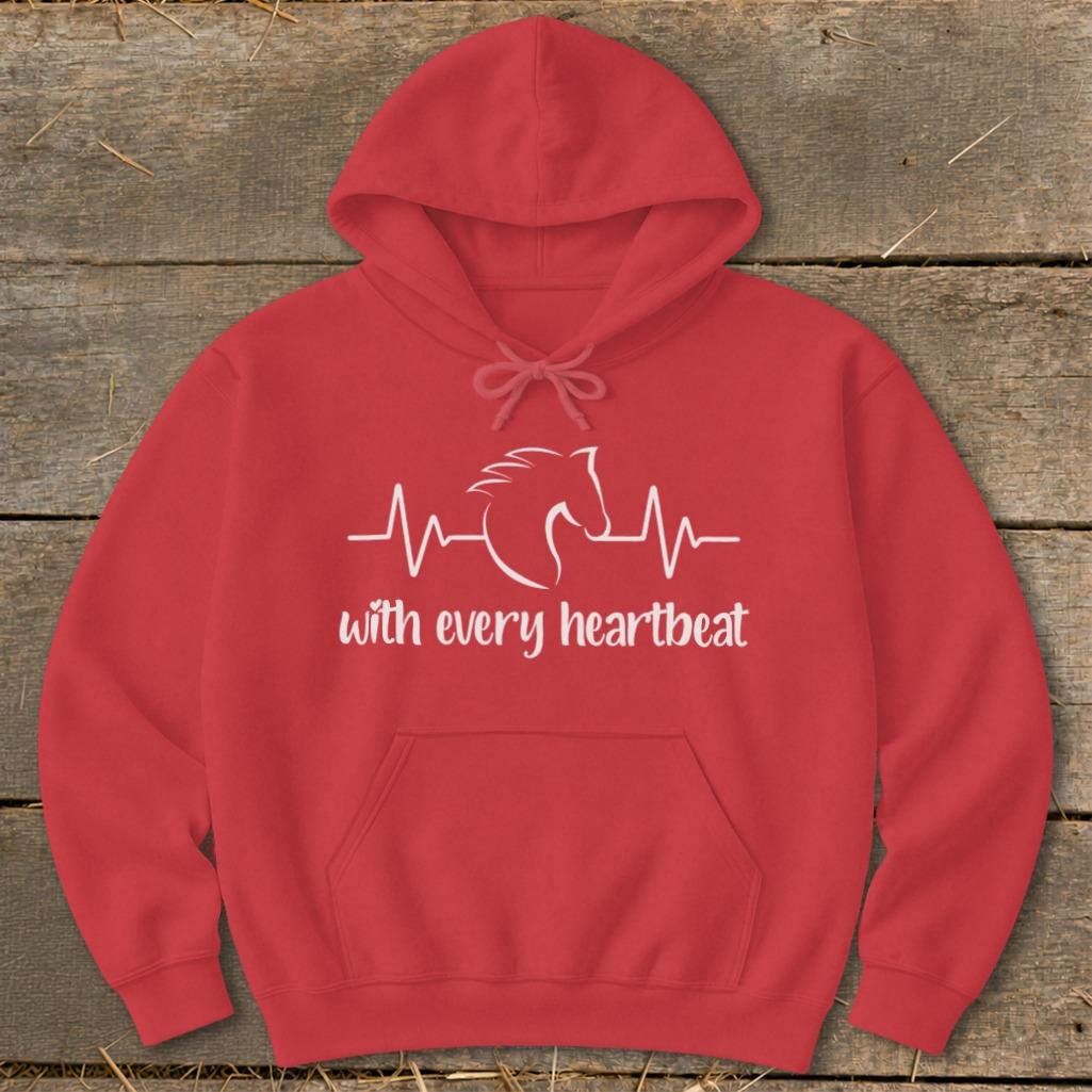 Every Heartbeat Horse Hoodie