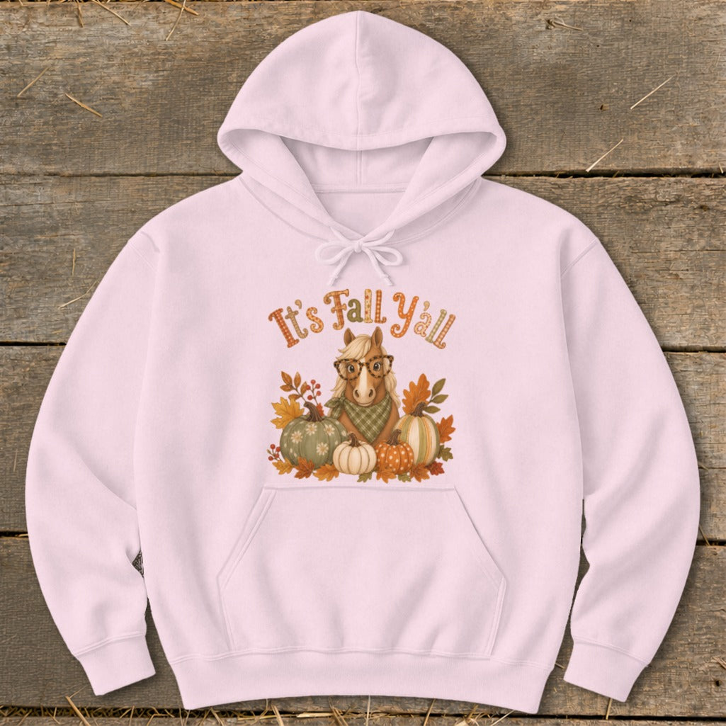 Fall Y'all Horse Hoodie