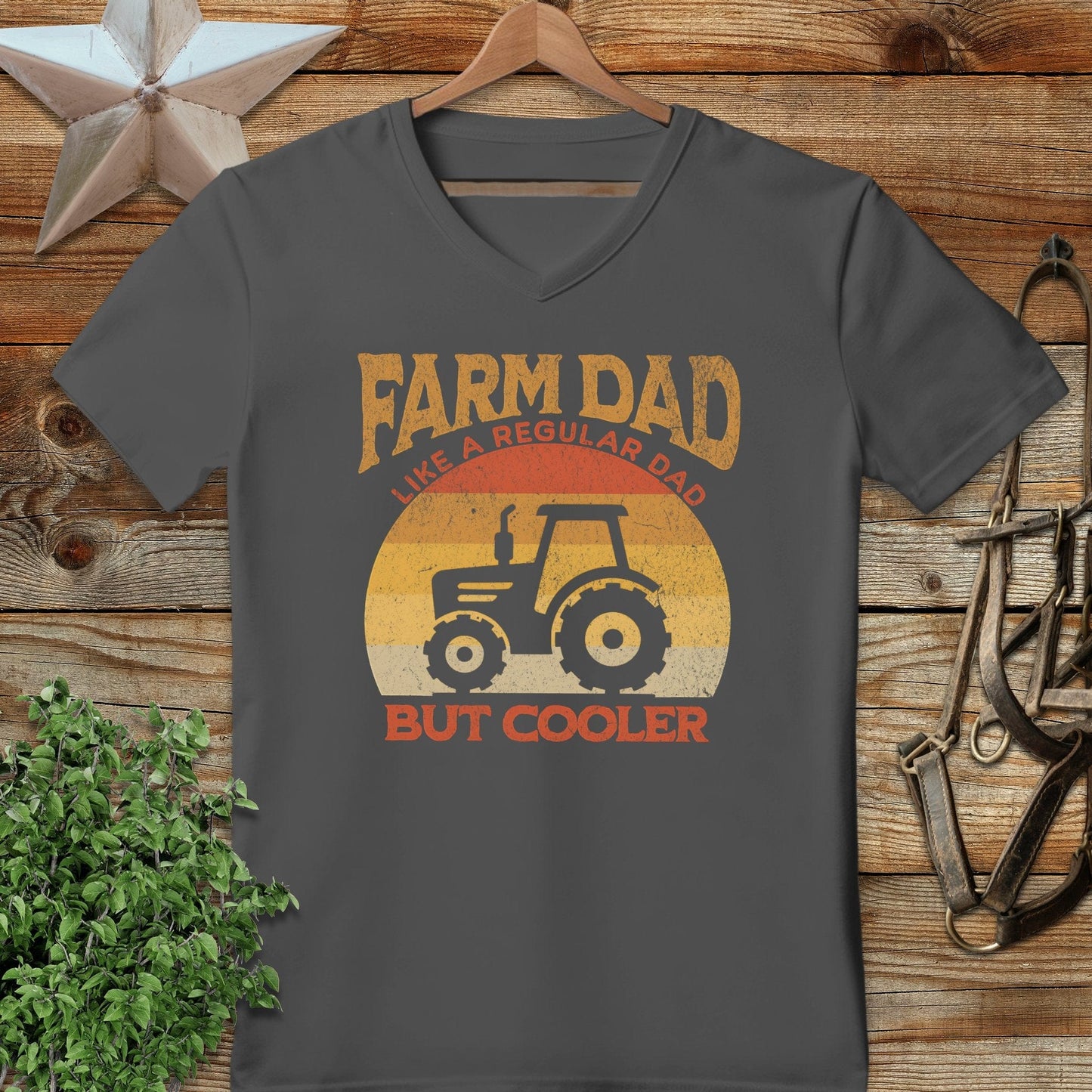 Farm Dad but Cooler V-neck